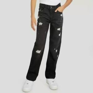New Levi's 514 Classic Straight Distressed Performance Stretch Jeans Boys 20 NWT